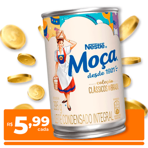 Leite Condensado Moça Integral Lata 395g