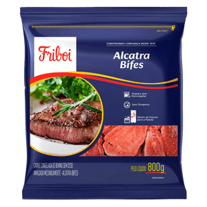 Alcatra Friboi em Bifes Congelada 800g