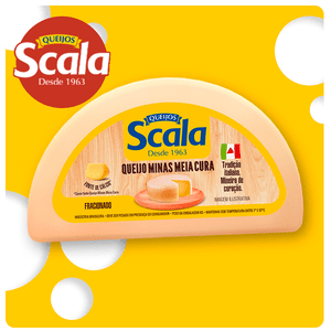 Queijo Minas Meia Cura Scala 500g