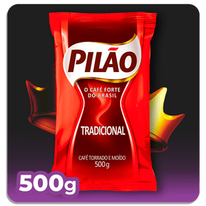 Café em Pó Pilão Tradicional Almofada 500g