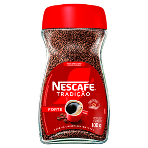 Café Solúvel Nescafé Tradição Forte Vidro 100g