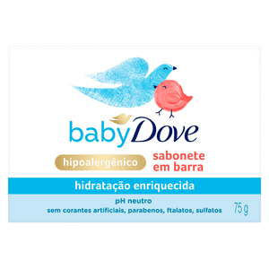 Sabonete Infantil Dove Baby Hidratação Enriquecida 75g 