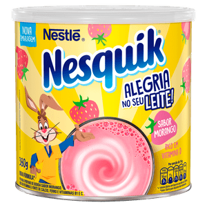 Achocolatado em Pó Nesquik Morango 380g