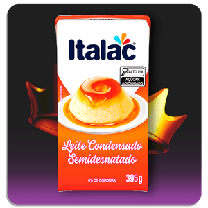 Leite Condensado Italac Semidesnatado Caixa 395g