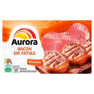 Bacon Aurora Fatiado Resfriado 250g