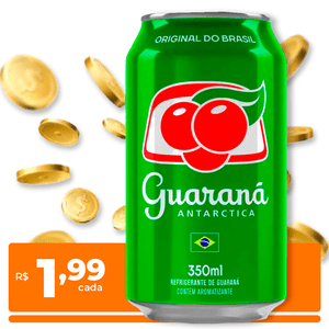 Refrigerante Guaraná Antarctica 350mL