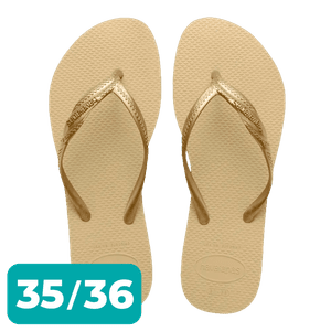 Chinelo Havaianas Fantasia Areia 35/36