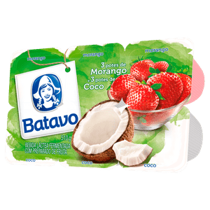 Bebida Láctea Batavo Morango e Coco 540g