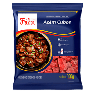 Acém Friboi em Cubos Congelado 500g  