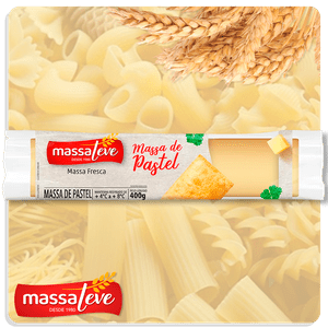 Massa de Pastel Massa Leve Rolo 400g