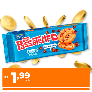 Biscoito Nestlé Cookies Passatempo 60g