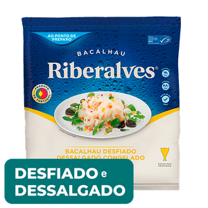 Bacalhau Riberalves Desfiado 500g