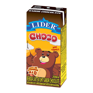 Bebida Láctea Líder Chocolate 200ml