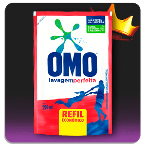 Sabão Líquido Omo Lavagem Perfeita Refil 900mL