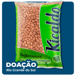 [doação] Feijão Kicaldo Carioca 1kg