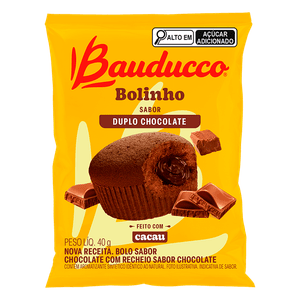 Bolo Bauducco Duplo Chocolate 40g 