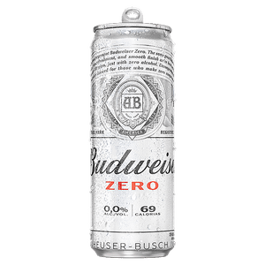 Cerveja Budweiser Zero Álcool Lata Sleek 350ml