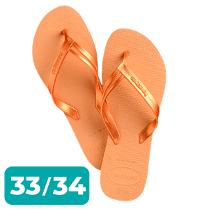 Chinelo Havaianas Elegance Dourado 33/34