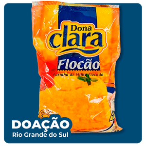 [doação] Flocão de Milho Dona Clara 500g