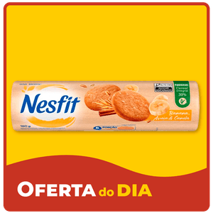 Biscoito Nesfit Banana, Aveia e Canela 160g