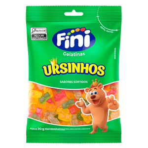 Balas De Gelatina Fini Ursinhos 90g 