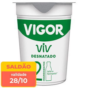 Iogurte Desnatado Vigor Viv 150g  - data próx