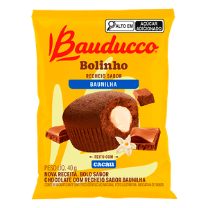 Bolo Bauducco Chocolate e Baunilha 40g 