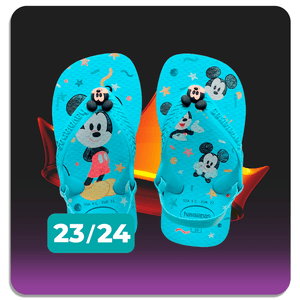 Chinelo Havaianas Baby Disney Classics Azul 23/24