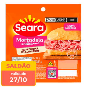 Mortadela Seara Fatiada 180g - data próx