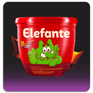 Extrato de Tomate Elefante Pote 300g 