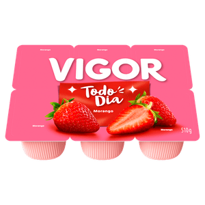 Bebida Láctea Vigor Morango 510g