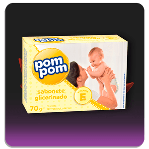 Sabonete Infantil Pom Pom Glicerina 70g