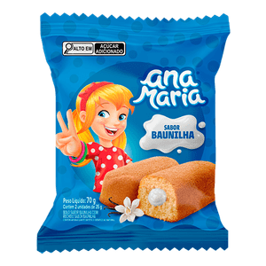 Bolo Ana Maria Baunilha 70g