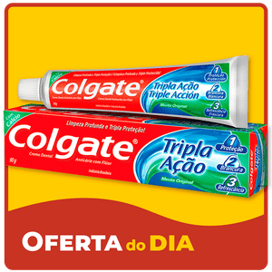 Creme Dental Colgate Tripla Ação Menta 90g 