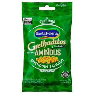 Amendoim Torrado Salgado Amindus s/ Casca 100g 