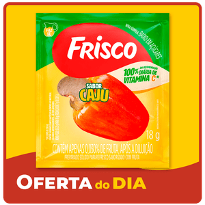 Refresco em pó Frisco Caju 18g