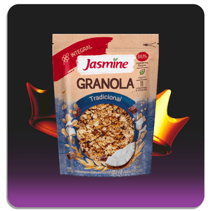 Granola Jasmine Integral com Coco e Uva-Passa 250g