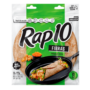 Pão tipo Tortilha Rap10 Integral 297g