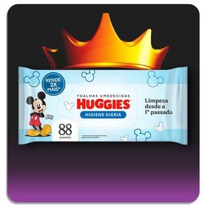 Toalha Umedecida Huggies Tripla Proteção 88un