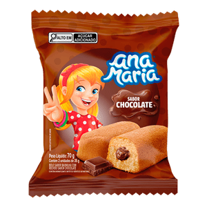 Bolo Ana Maria Chocolate 70g