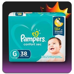 Fralda Pampers Confort Sec G 38un