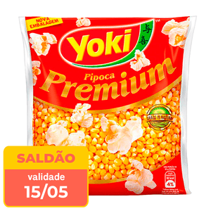 Milho de Pipoca Yoki Premium 500g  - data próx