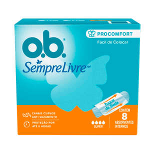 Absorvente Interno OB ProComfort Super 8un