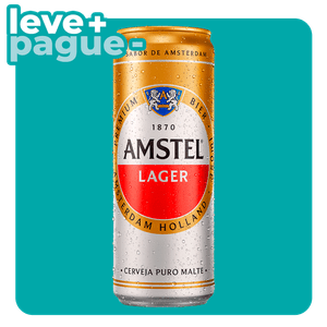 Cerveja Amstel Lata Sleek 350ml 