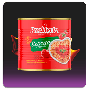 Extrato de Tomate Predilecta Lata 300g 