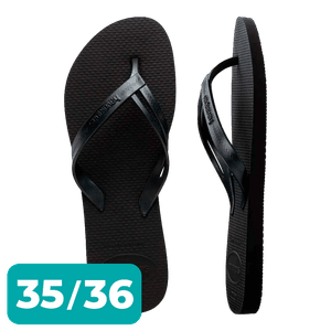 Chinelo Havaianas Elegance Preto 35/36