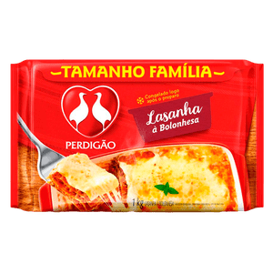 Lasanha Perdigão Congelada à Bolonhesa 1kg