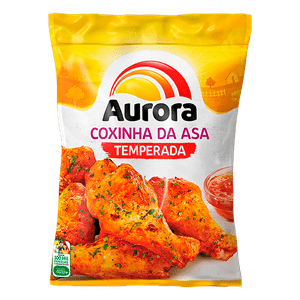 Coxinha da Asa Aurora Congelado Temperado 800g 