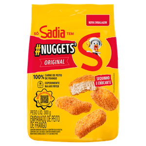 Empanado de Frango Sadia Nuggets Tradicional 300g 