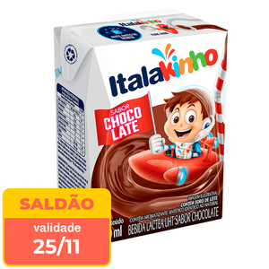 Bebida Láctea Italakinho Chocolate 200ml 